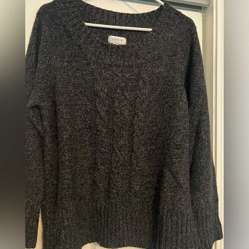 Black/Charcoal Gray Sweater